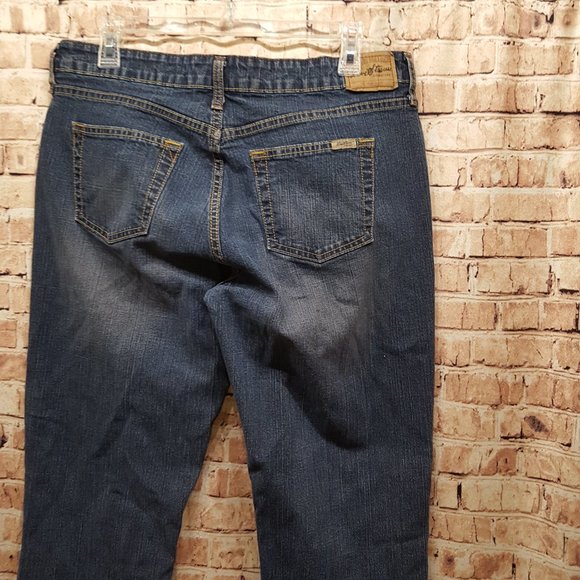 Levi's Signature Stretch Low Rise Boot Cut Size 12 Med - Picture 7 of 13